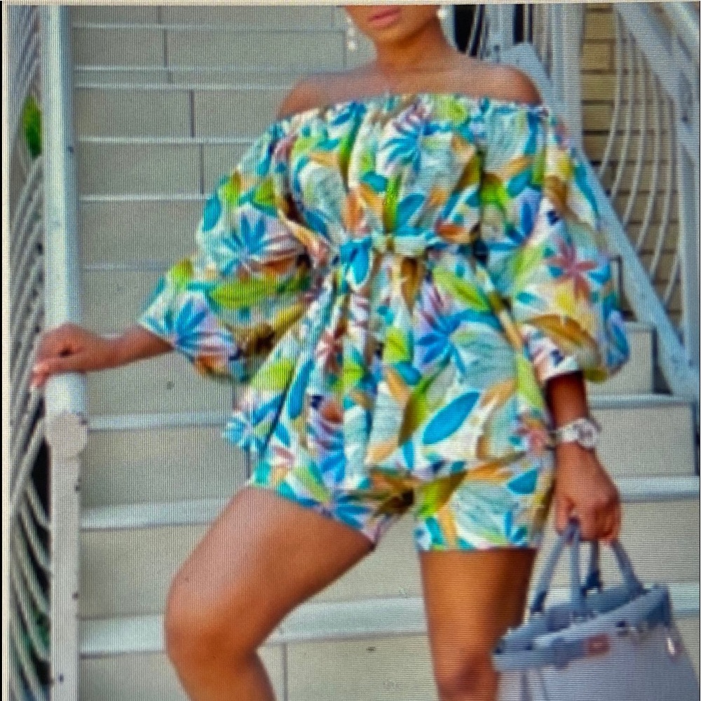 Island Tropix 2pc Short Set